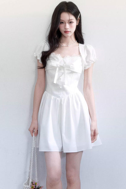 Sweet Bow Slim Dress