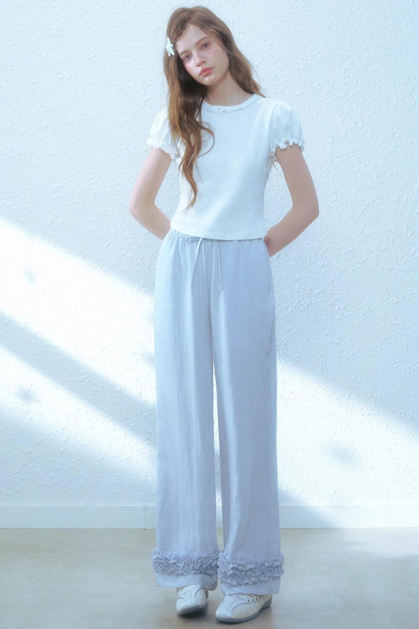Linen Bow Cami & Lace Set-Up