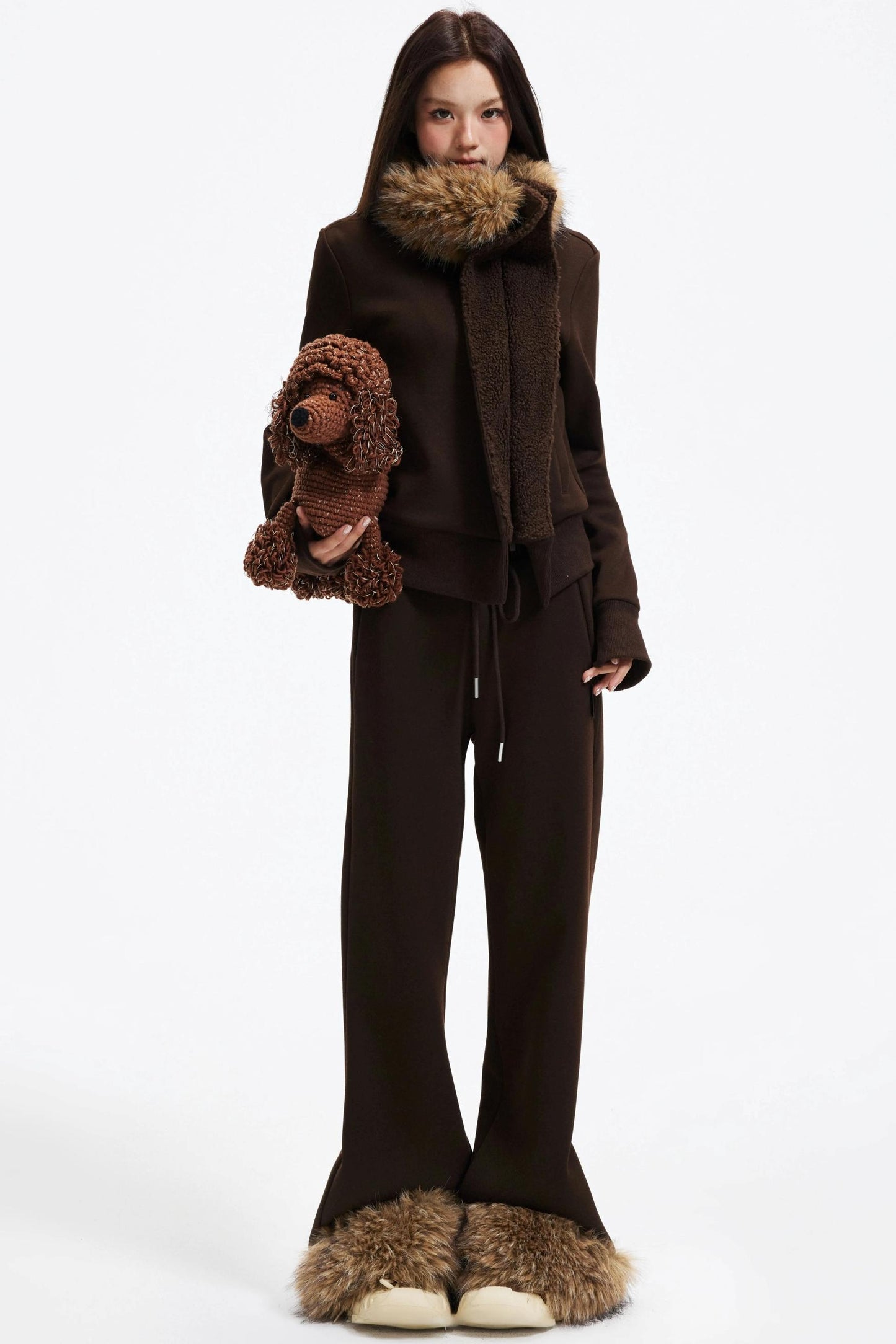 Autumn Fleece-Lined Jacket Set-Up