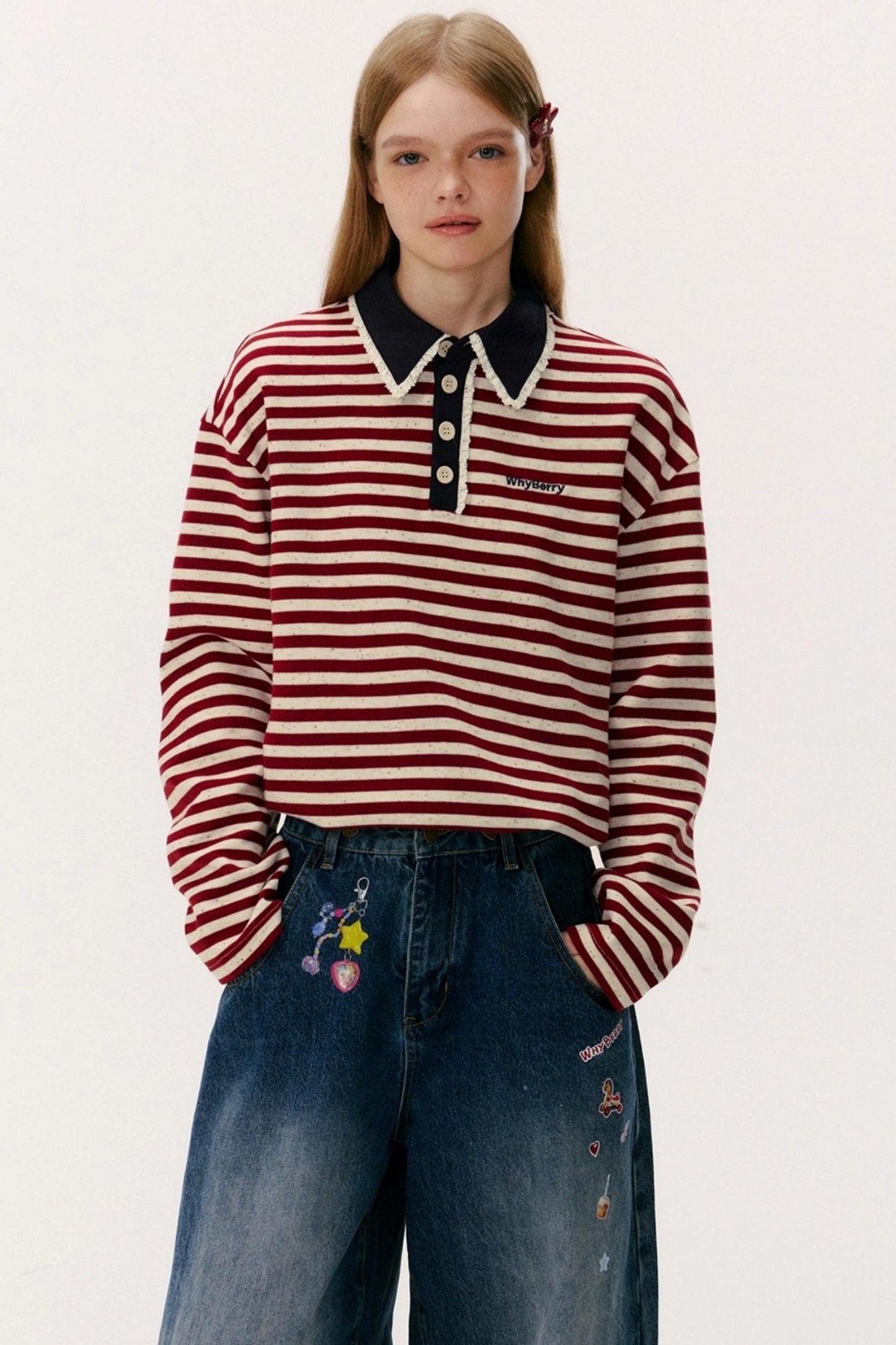 Vintage Striped Polo Shirt