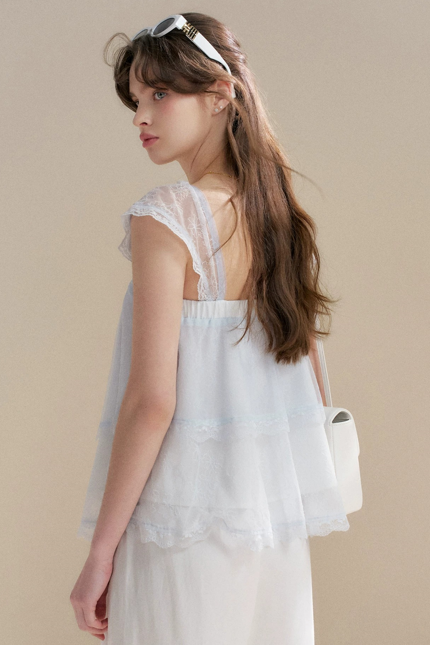 French Lace Irregular Camisole