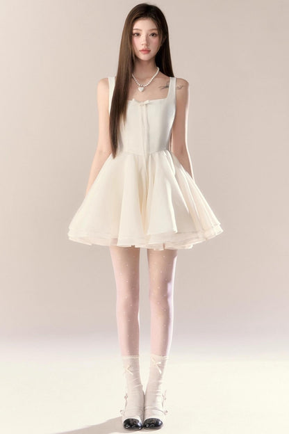 Blue Puff Dress Set-Up