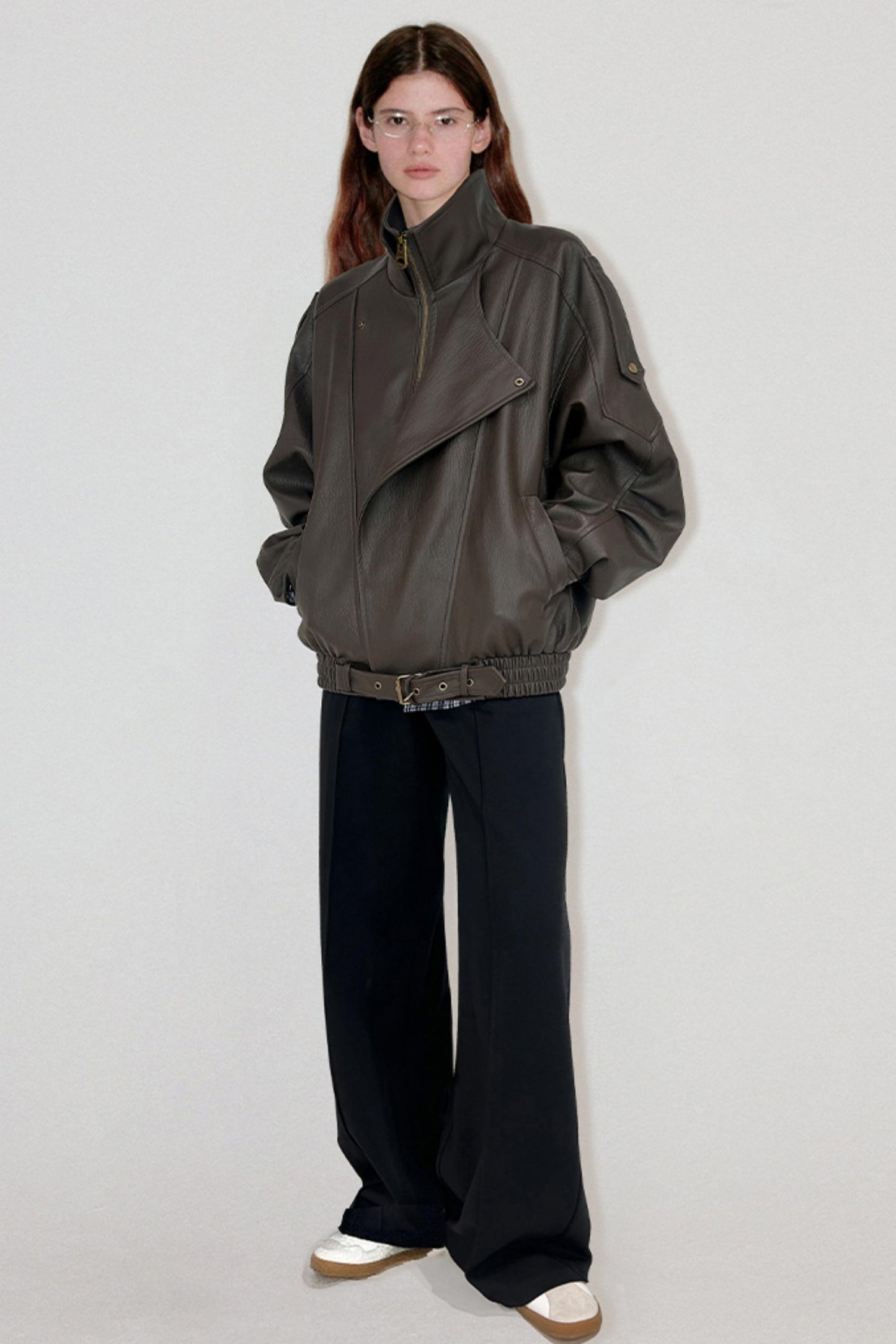 Lazy Leather Split Jacket