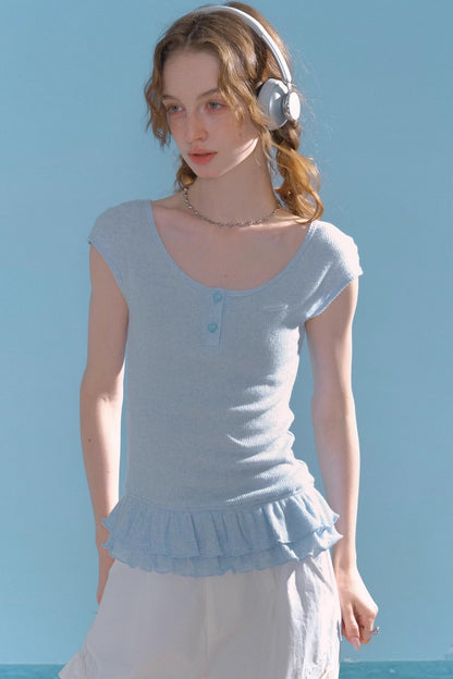 Vintage Lace Slim Fit Tee