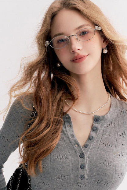 Cleanfit Jacquard Texture Crew Neck Shirt