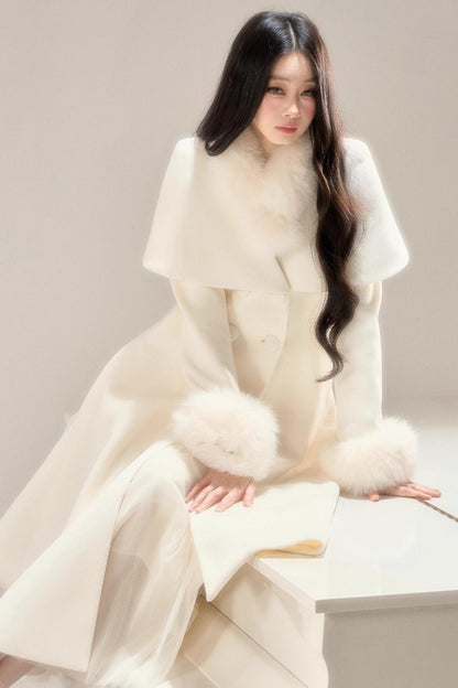 Handwritten Moonlight Wool Coat