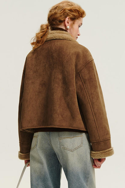 Winter Maillard Fur Lambswool Jacket