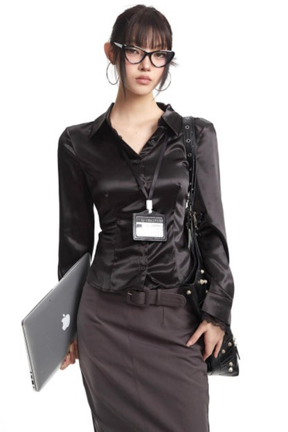 Black Slim-Fit Polo Shirt