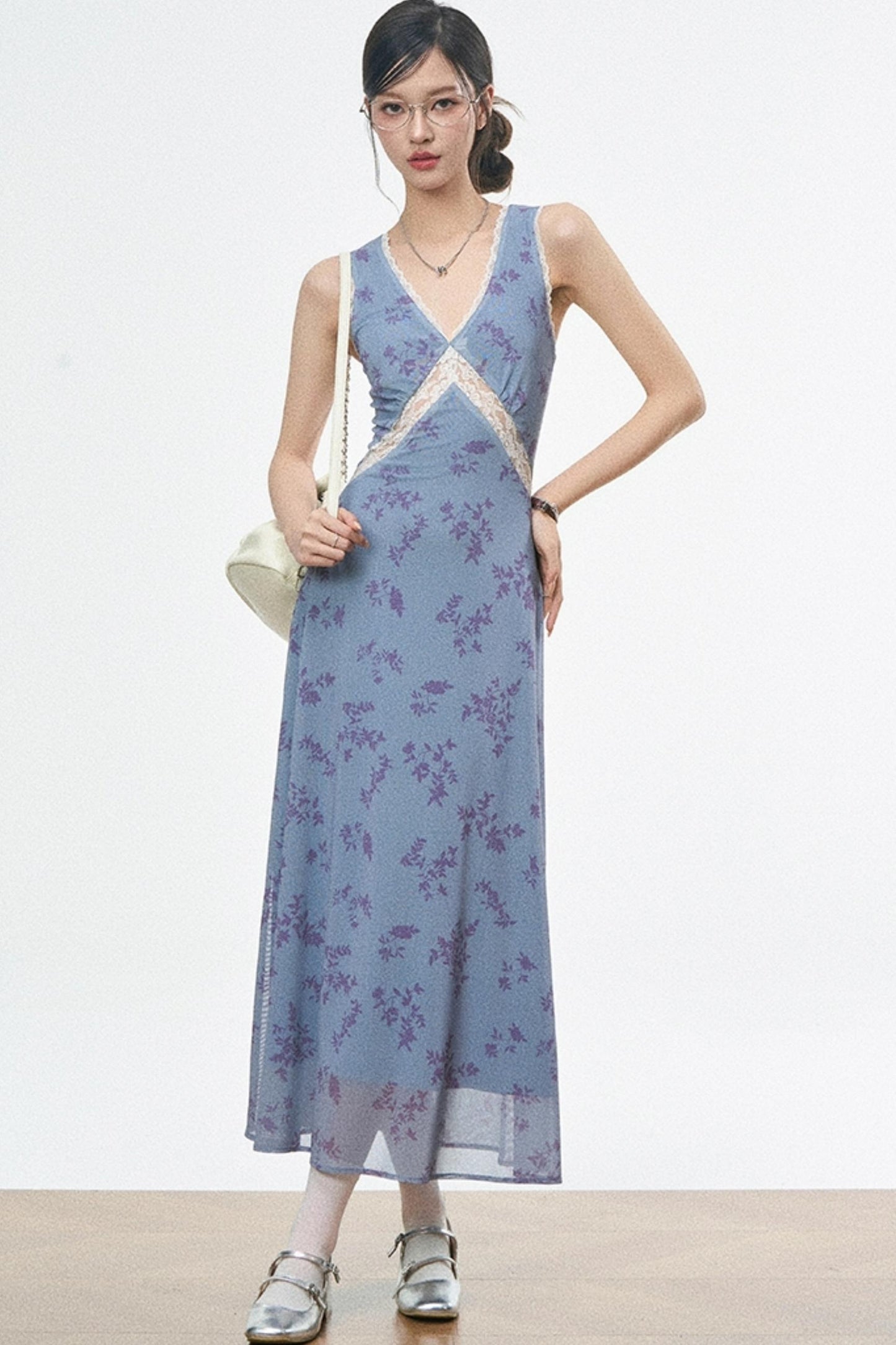 Elegant Floral Maxi Dress