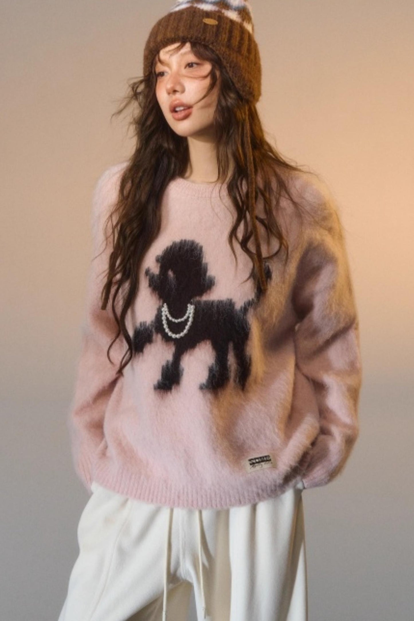 Tsundere Puppy Crewneck Sweater