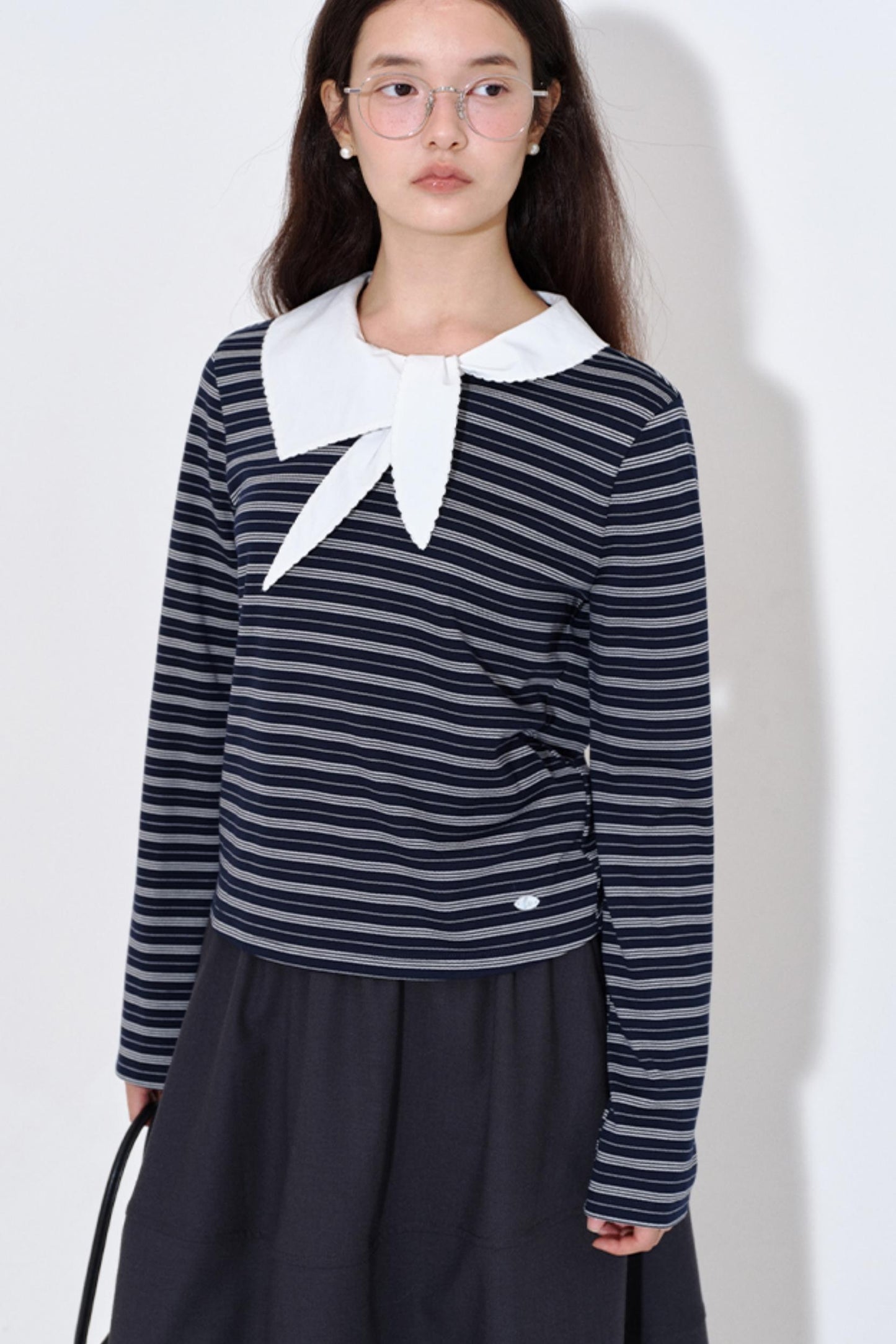 Playful Rabbit Ear Collar T-Shirt