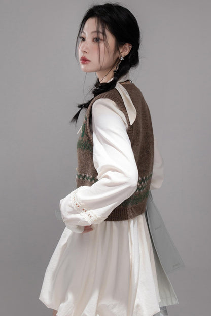 Efficiency Diamond Plaid Vest