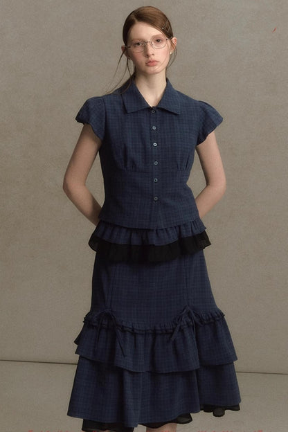 Plaid A-Line Suspenders