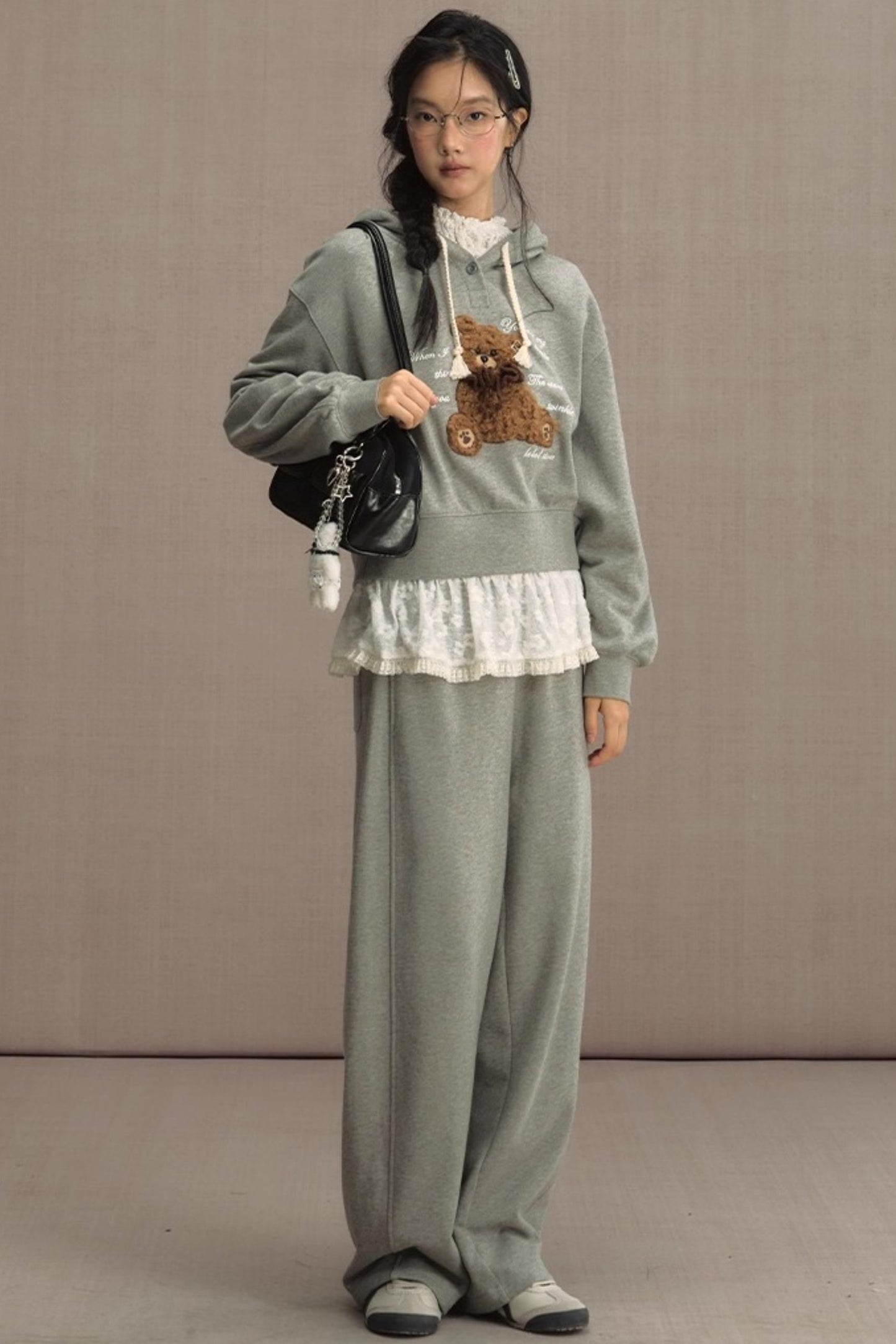 Fluffy Hooded Sweatshirt