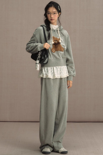 Fluffy Hooded Sweatshirt