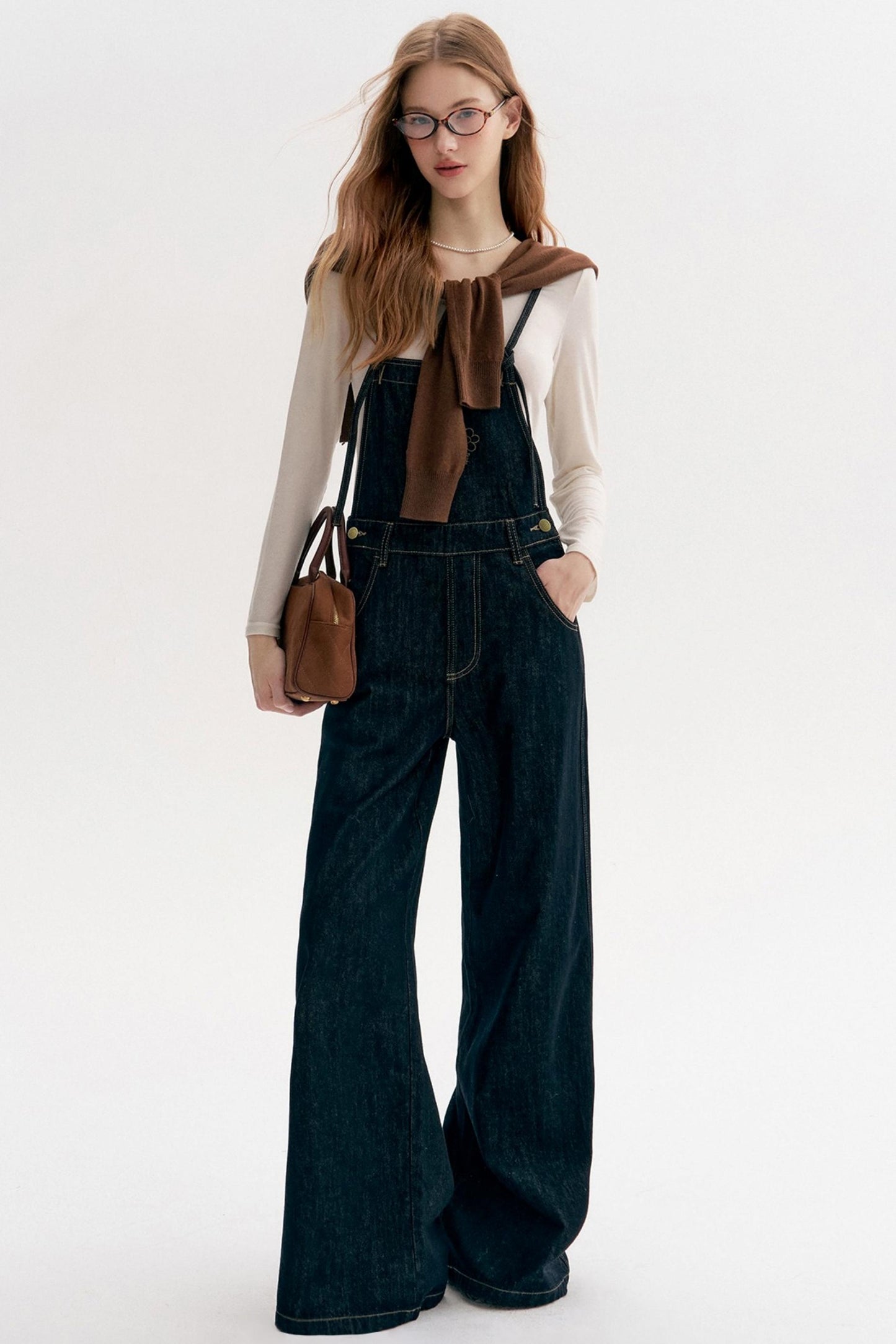 Lazy Floral Wide-Leg Pants