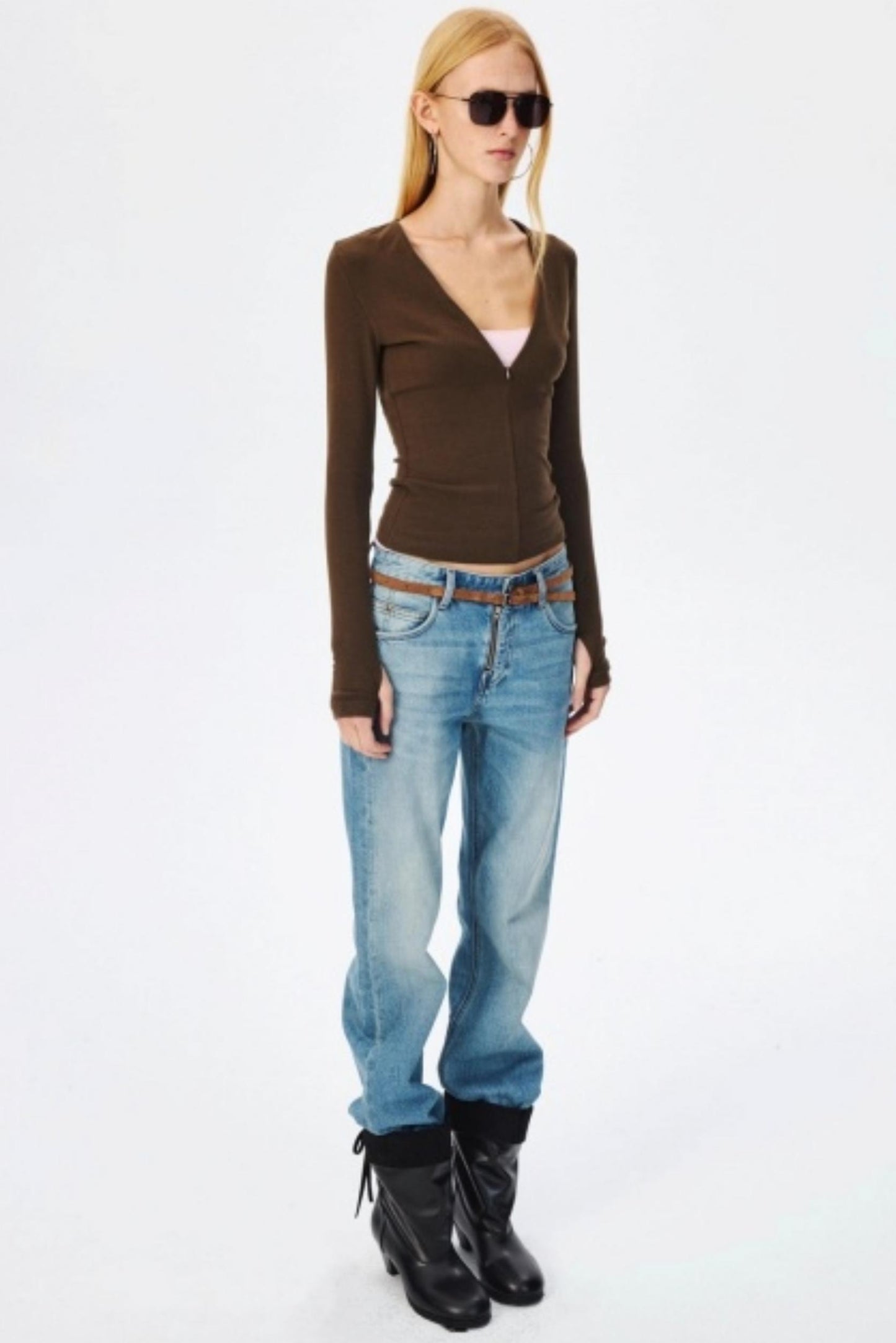 Vintage Blue Bootcut Jeans