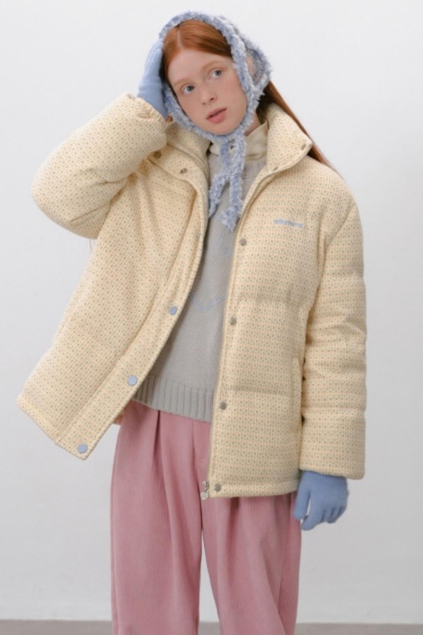 Woven Clouds Knitted Jacket