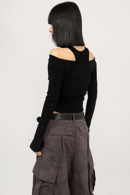 Vintage Spice Girl Black Long Sleeve T-Shirt