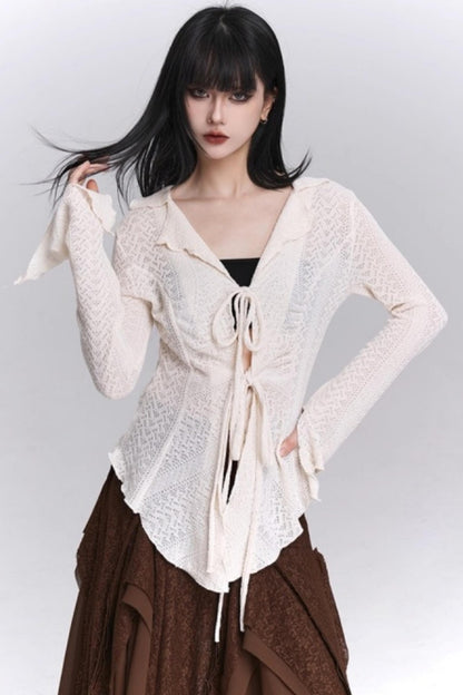 Ghost Girl Knitted Cardigan