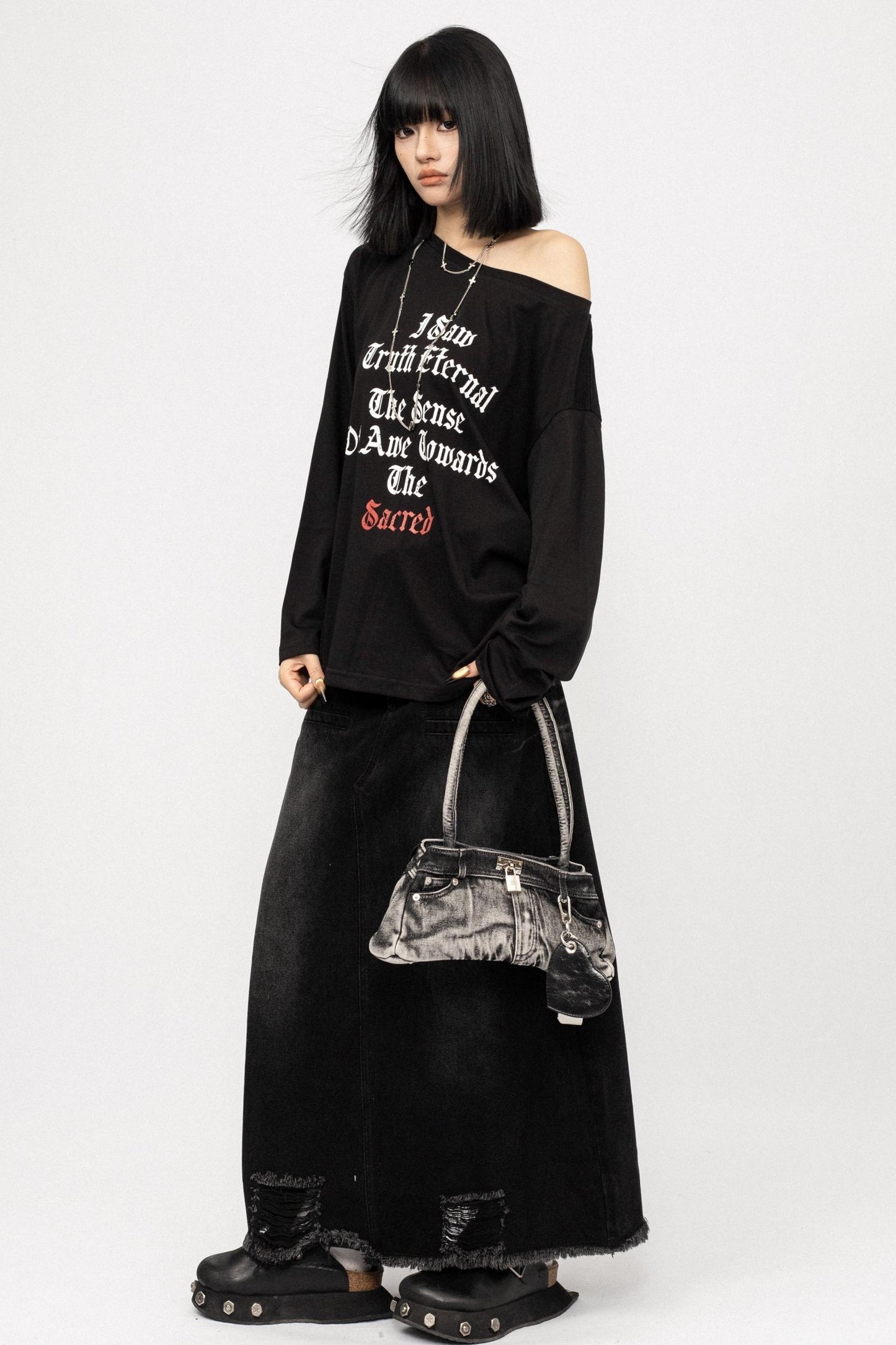 Vintage Monogram Print Sunscreen Top