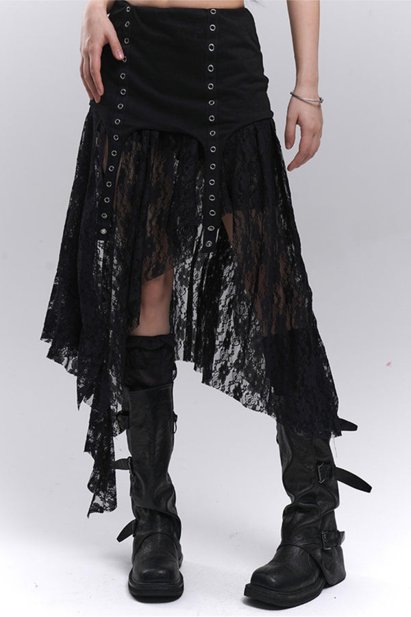 Subculture Vibes Black Skirt