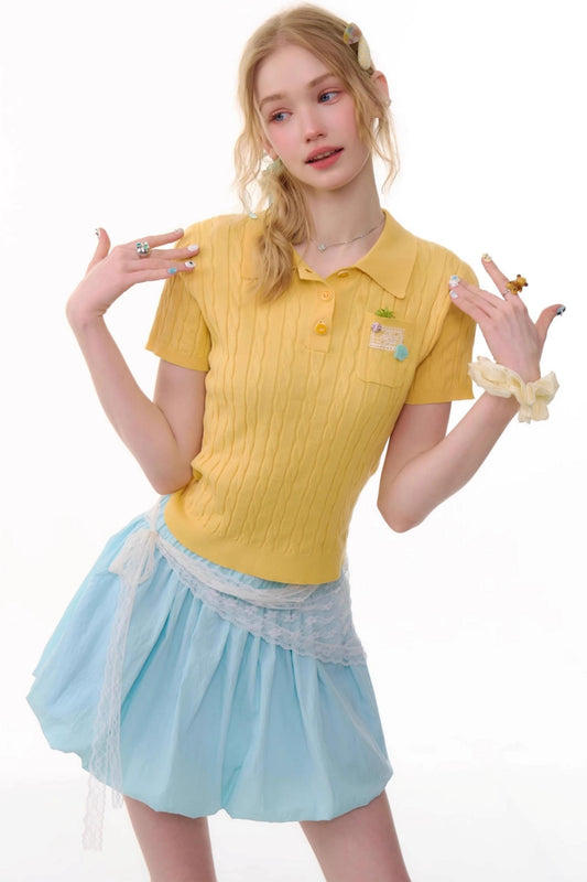 Summer Slim Fit Polo Tee