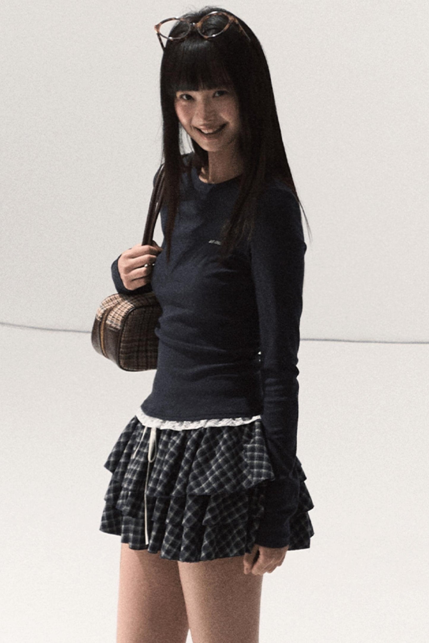 Slim Lace Long Sleeve T-shirt