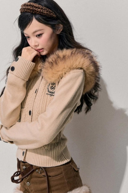 Silent Snowfall Knitted Cardigan