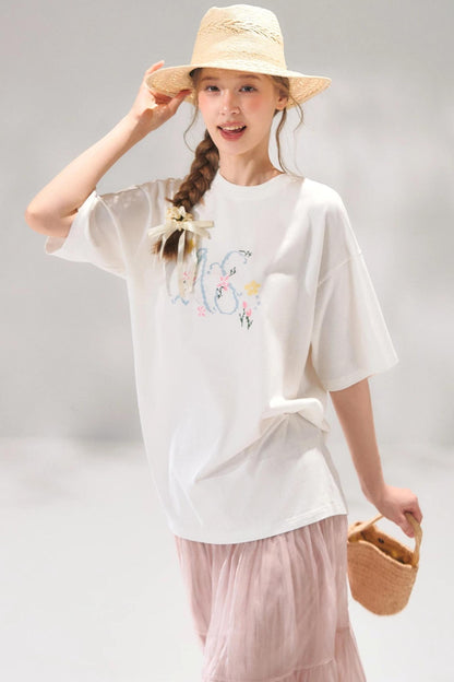 Cross-Stitch Embroidered Top