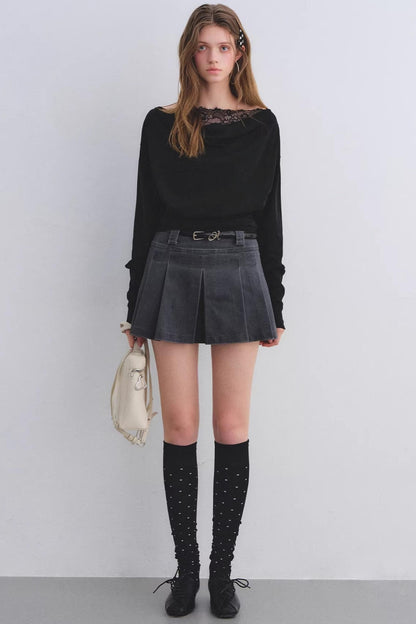 Love Asgony Off-Shoulder Top set-Up