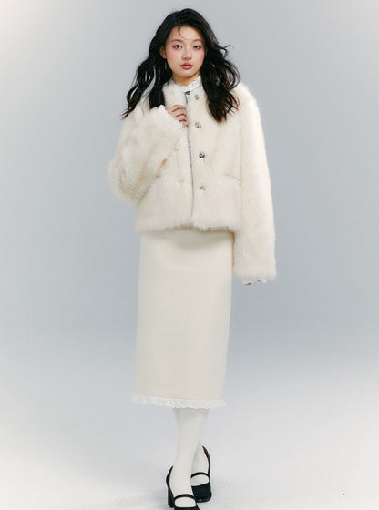 White Lovers woolen small Set