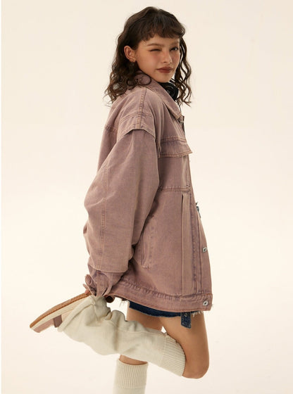 New Long-sleeved Loose Casual Cotton Jacket