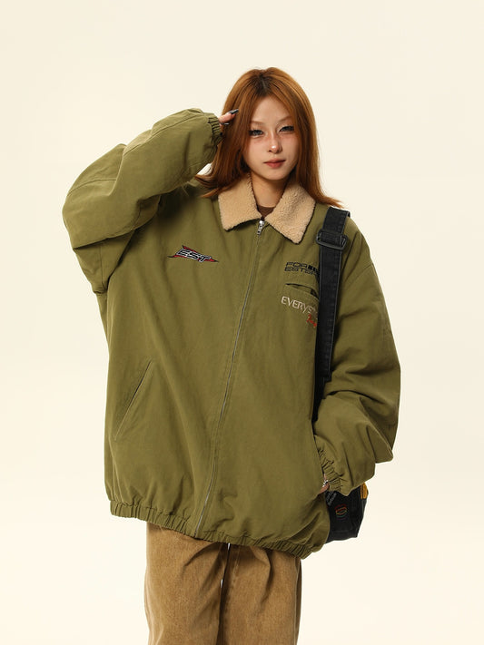 Maillard loose cotton jacket