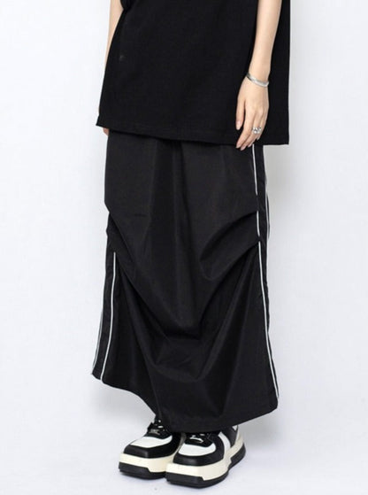 Slim High Waist Split Half Skirt