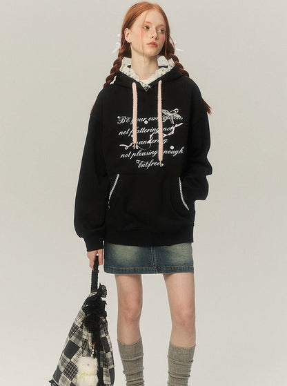 Hooded Pullover Sweatshirt Jacket