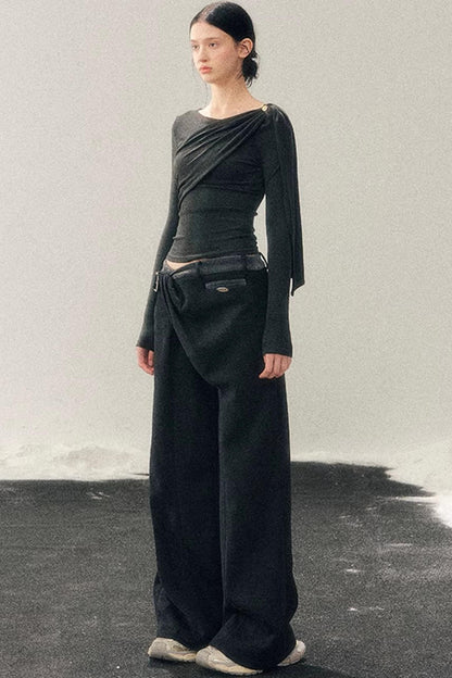 French Ribbon Design Blouse