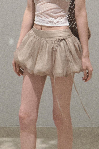 Floral Peplum Culottes Skirt Set