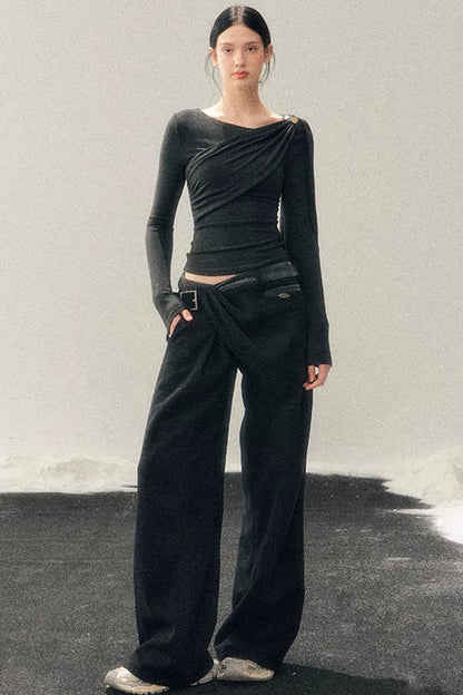 French Ribbon Design Blouse