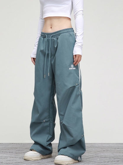 American hip-hop studded baggy sweatpants