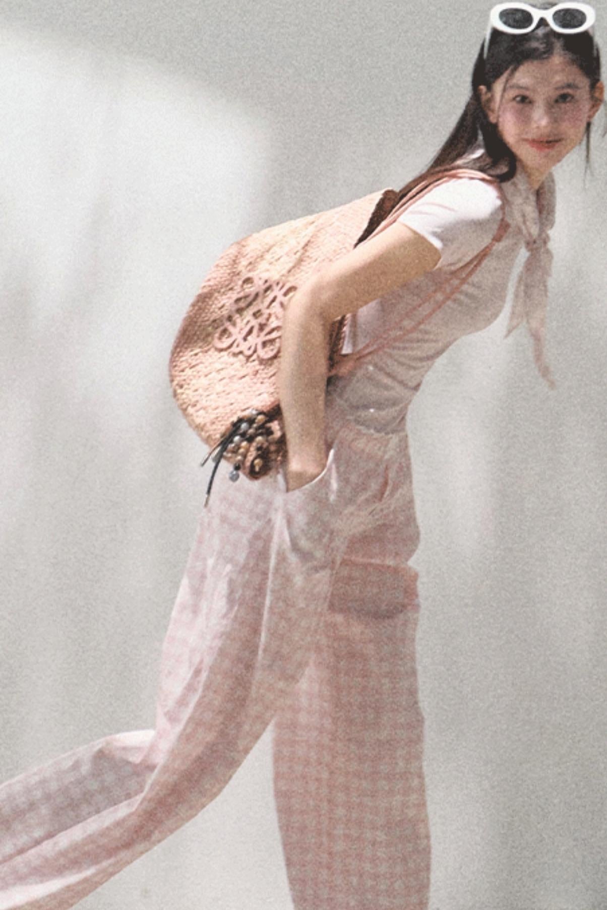 Wide-Leg Tencel Hemp Pants Set-Up