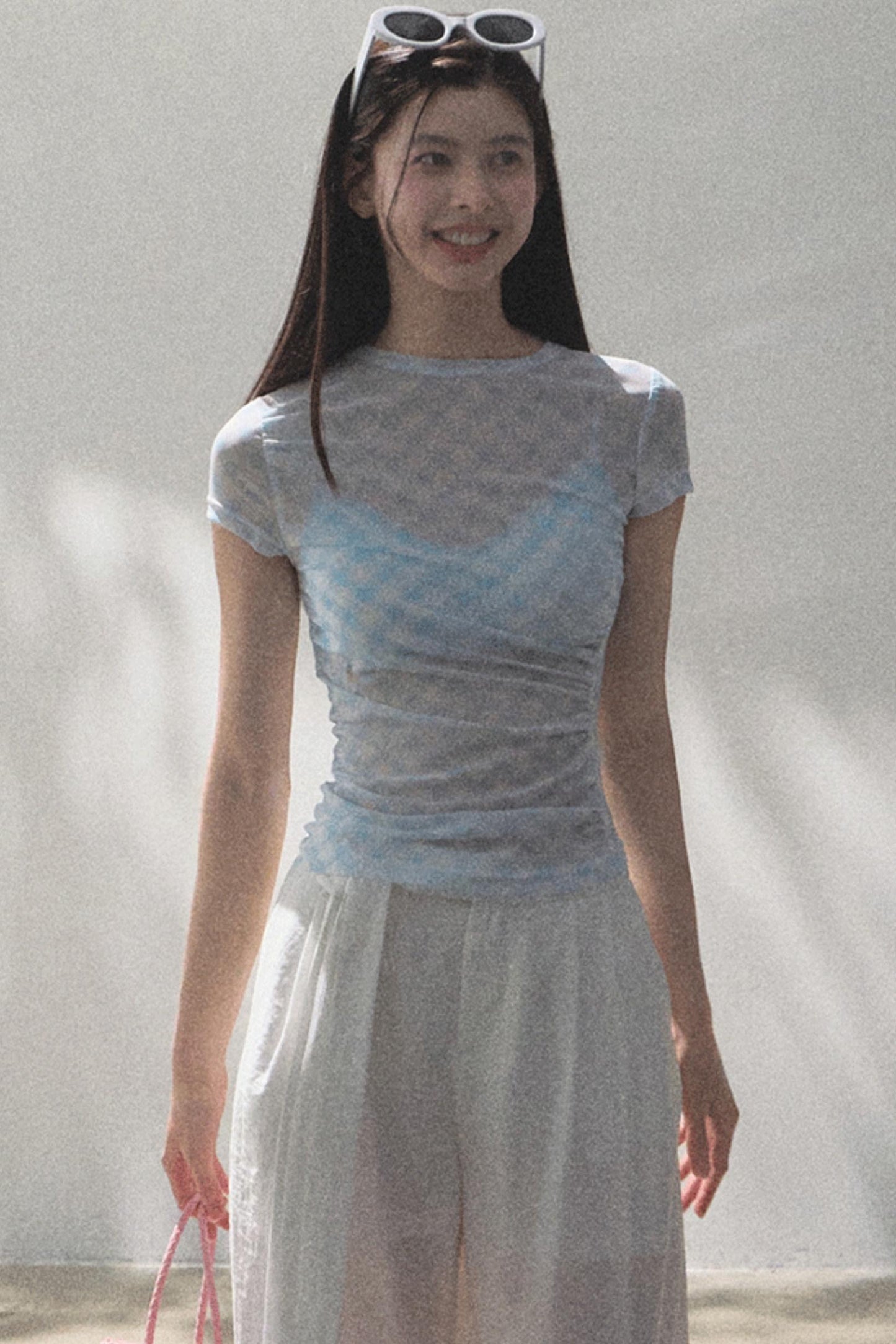 Stretch Chambray Camisole Set