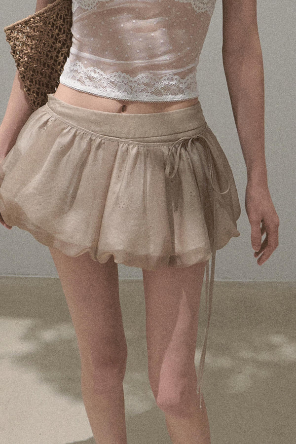 Floral Peplum Culottes Skirt Set