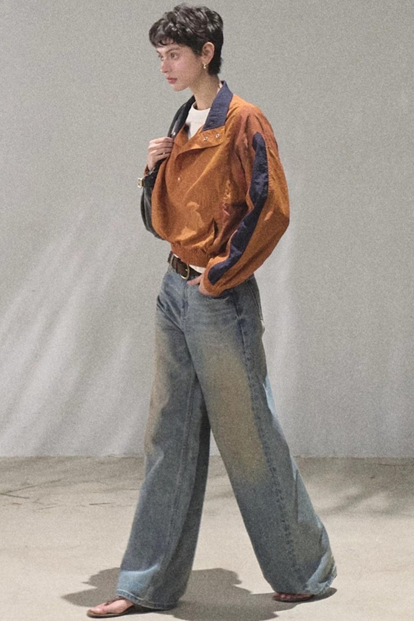 Vintage Hand-Painted Jeans Set