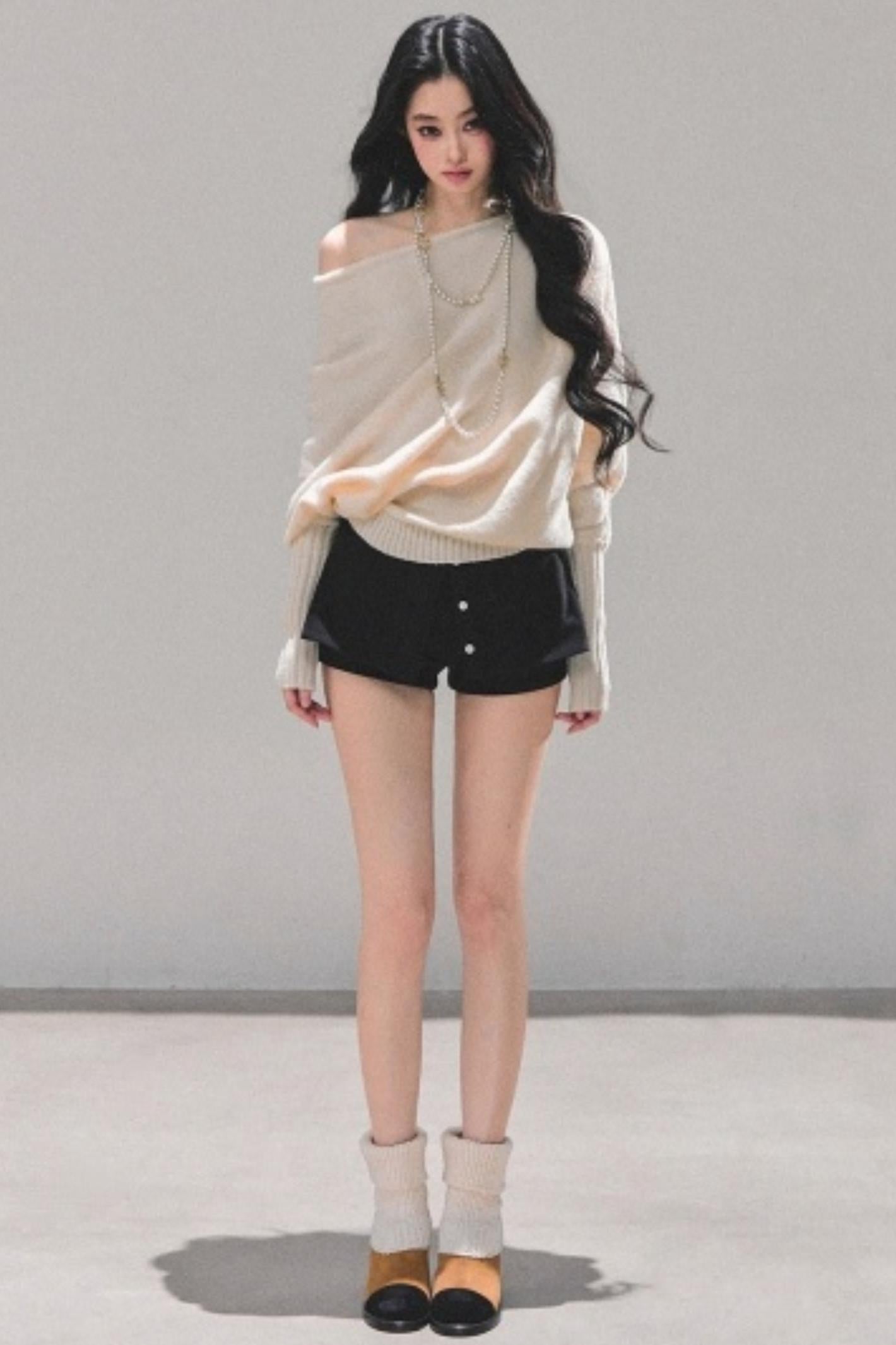 Minimalist French Knit Sweater