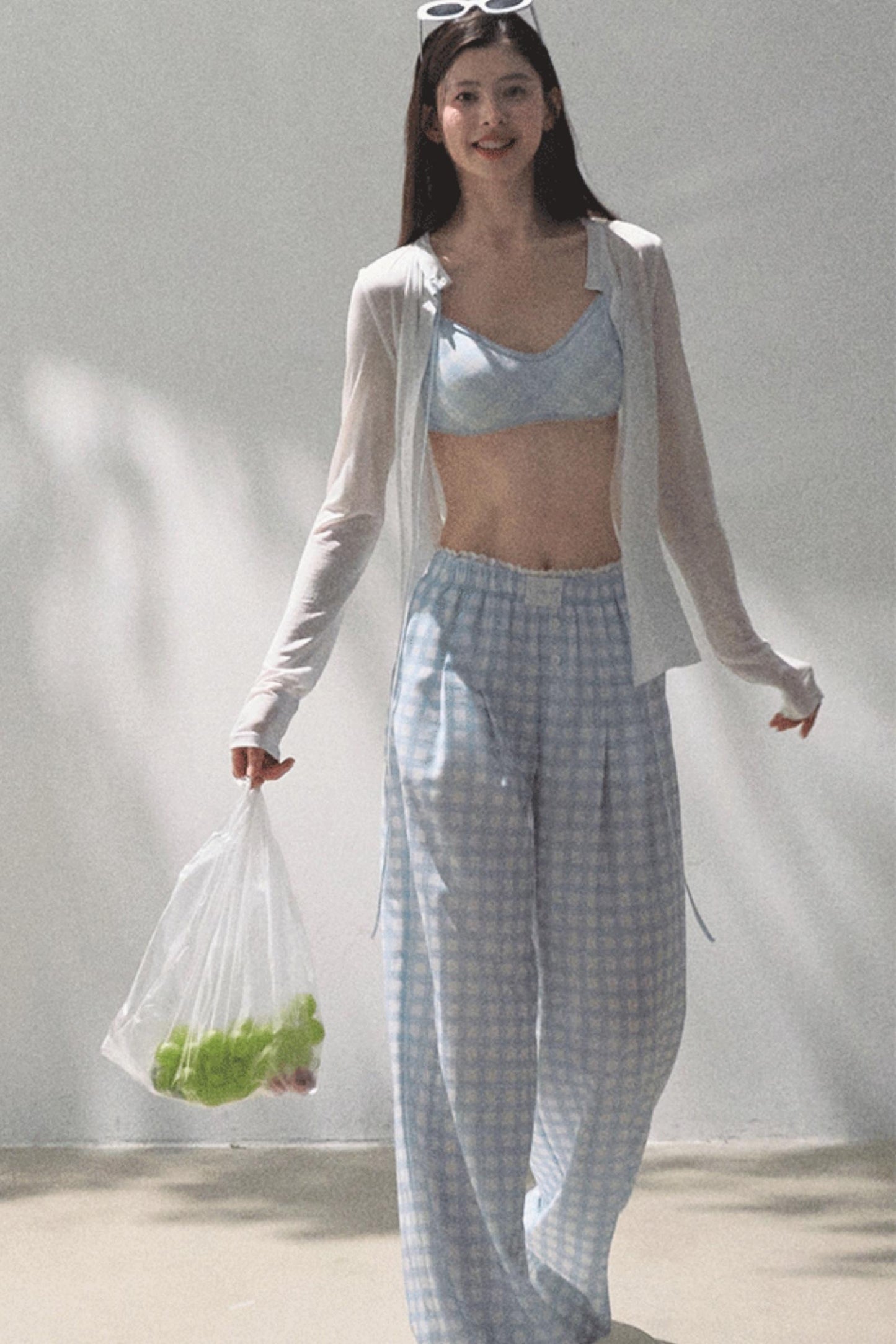 Wide-Leg Tencel Hemp Pants Set-Up