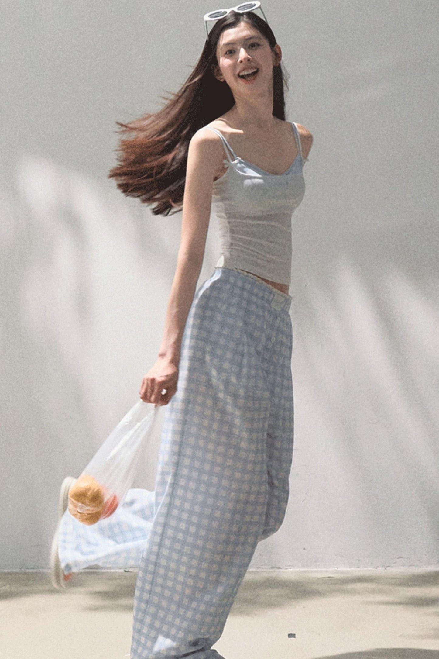 Stretch Chambray Camisole Set