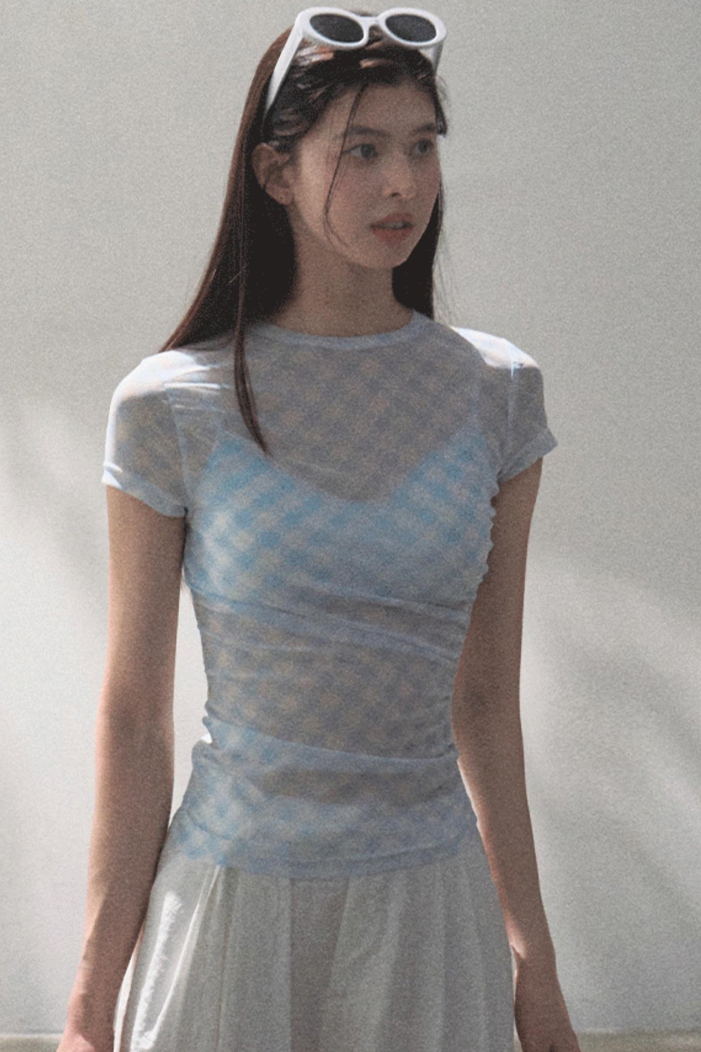 Stretch Chambray Camisole Set