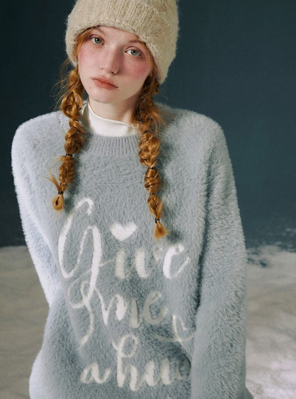 Loose Letter Neck Top