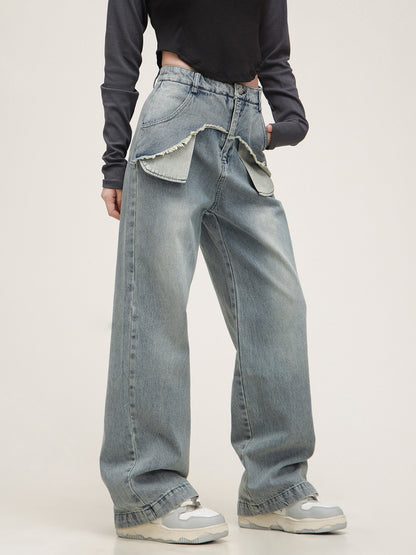 American Vintage Worn-Out Jeans Pants